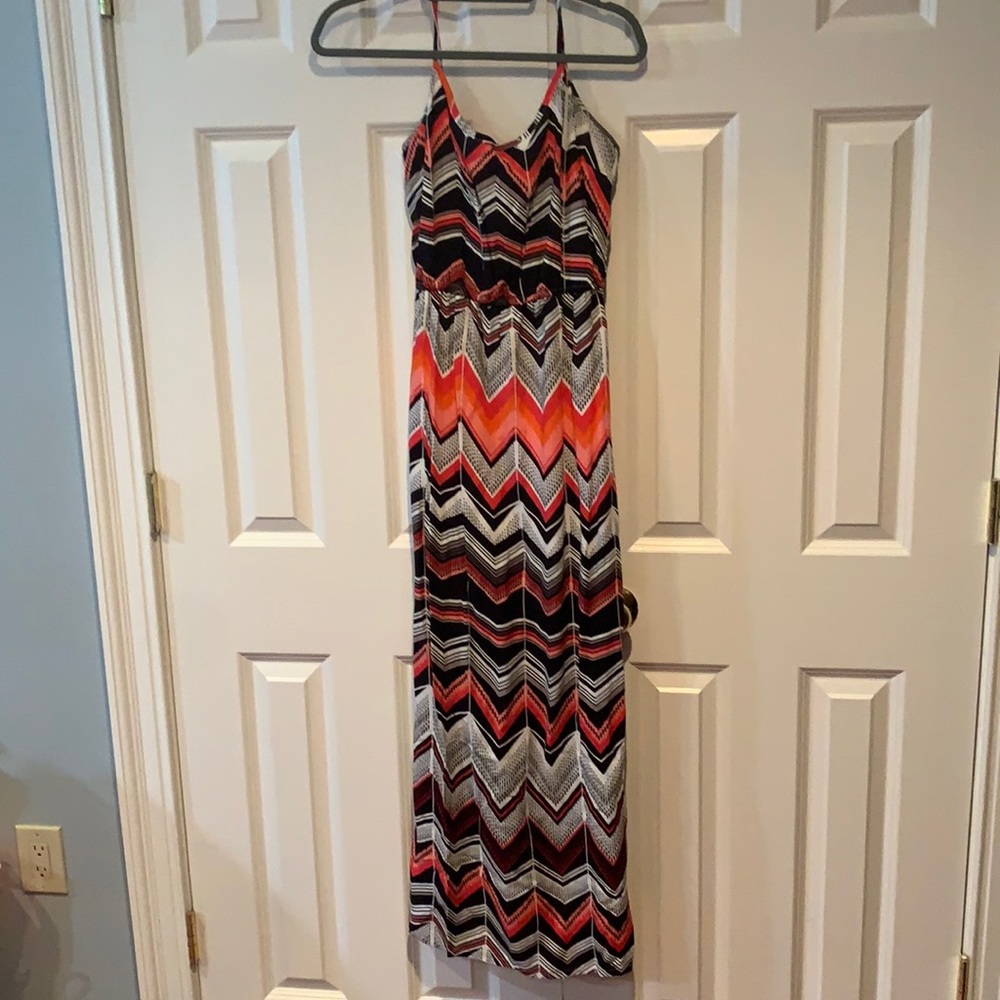 Multi-color maxi dress size S